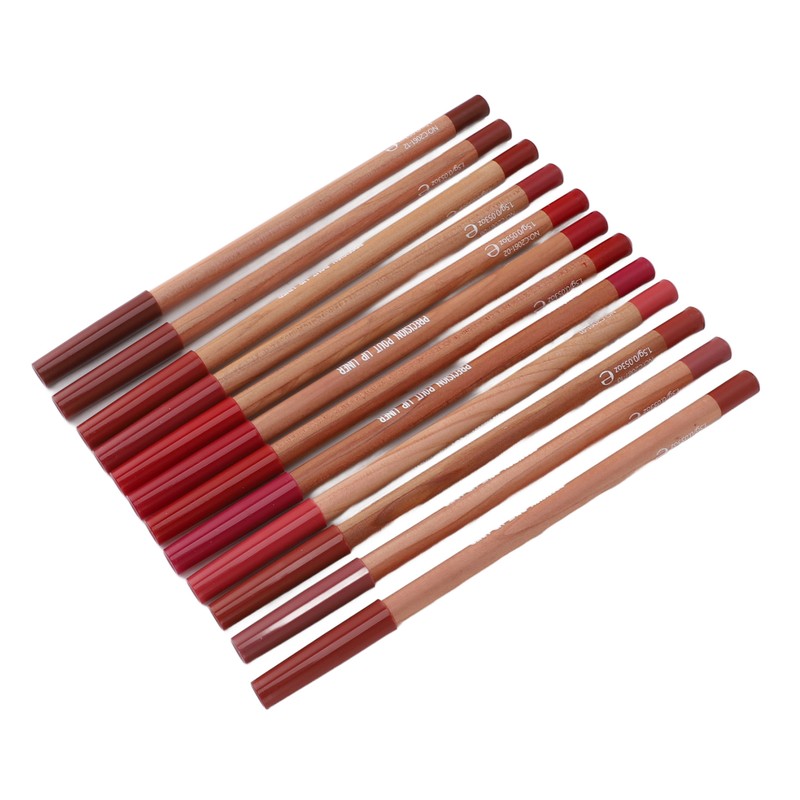 12 Colors Lip Liner Matte Lipstick Lipliner Waterproof Sweat Resistant