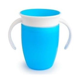Step Up 360 Transition Training Cup for Kids, Blue, Toddler Sippy Cup