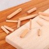 QUARKZMAN Wooden Dowel Pins 6 x 40 mm (0.24 x