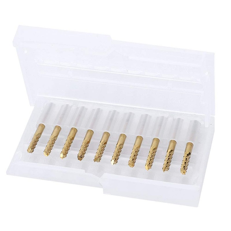 10 Pieces 3.175 mm Carbide Milling Cutter End Mill 1/8
