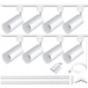 Bravsekai White GU10 LED Track Lighting Kit, GU10 Track Light