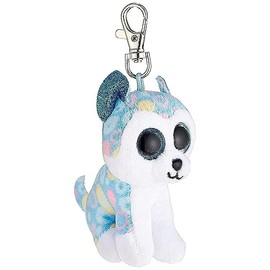 TY 2005108 Helena Husky With Horn Fantasie Keychain, Multicolor, 7 CM