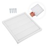LIFKOME White Dryer Vent Cap Durable Plastic Exhaust Cover with