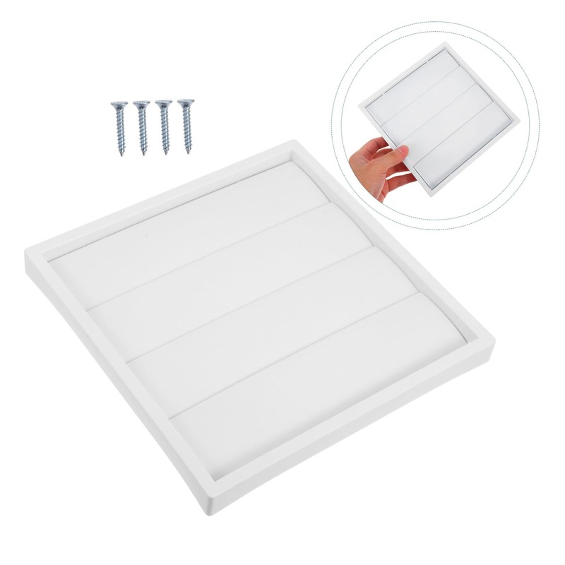 LIFKOME White Dryer Vent Cap Durable Plastic Exhaust Cover with