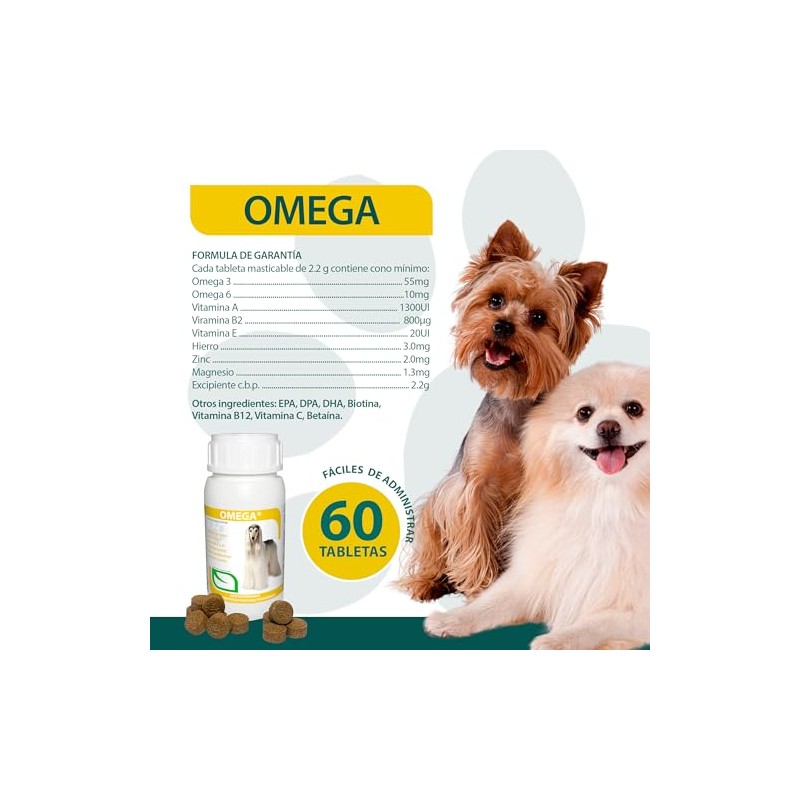 RUILAND Suplemento Omega 3 y Omega 6 para Perros