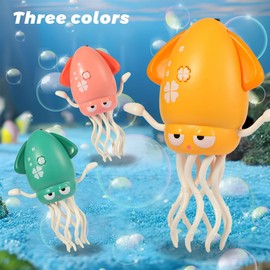 Electric Dancing Squid Toys，Automatic Obstacle Avoidance Sensor Toys Upright & Crawling Two Modes,Rechargeable Magic Dancing Music Squid for Kids Boy Girl Birthday Gifts (Yellow)