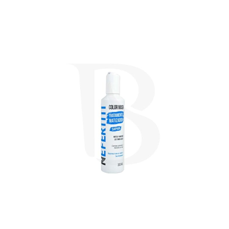 Tratamiento Matizador Azul Nefertiti Saphir Con Keratina para el Cabello
