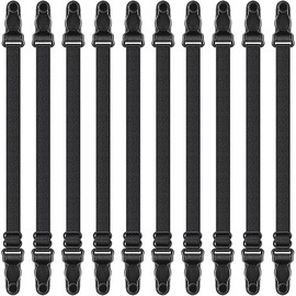 PUGAILA 10Pcs Mask Strap Extenders, Mask Extenders/Ear Savers, Face Mask Extender Strap,Mask Straps for Back of Head,High Elastic Fabric Mask Ear Saver (10PCS)