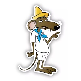 4kids Slowpoke Rodriguez Cartoon Comic Sticker laptop wall car phone Kids Family - 15"