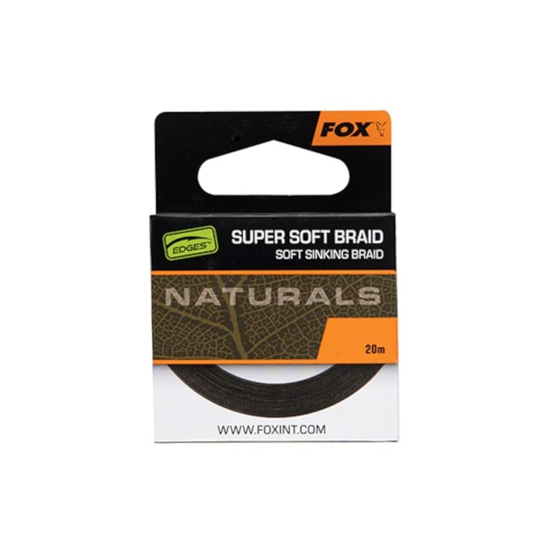 Fox International Naturals Soft Braid Hooklength 20 M Carpfishing Line