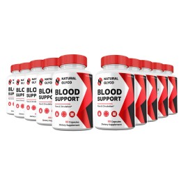 Natural Glyco Blood Support Capsules, Max Strength, NaturalGlyco Pills (10 Pack)