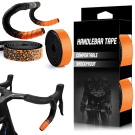 Handlebar Tapes, Cycling Handlebar Tape, Bicycle Handlebar Tape, Handlebar Tapes with End Plugs, Bicycle Handlebar Tape for MTB Road Bike, Bicycle Handlebar Tape, Non-Slip and Shock-Absorbing Grip