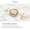 ZCCZ - Beige Bathroom Accessories Set 4 Pcs - Toothbrush