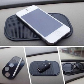 Car Dashboard Non Slip Mat, 5-Pack Anti-slide Sticky Extra-thick Dash Pad for Radar Detector, Cell Phone, Keys, Glass, Mirrors, Metal, GPS, Coins，anti slip dashboard mat，dashboard mat anti slip