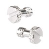 CAMVATE 1/4"-20 Slotted Screw for Quick Release Plate (2 Piece)