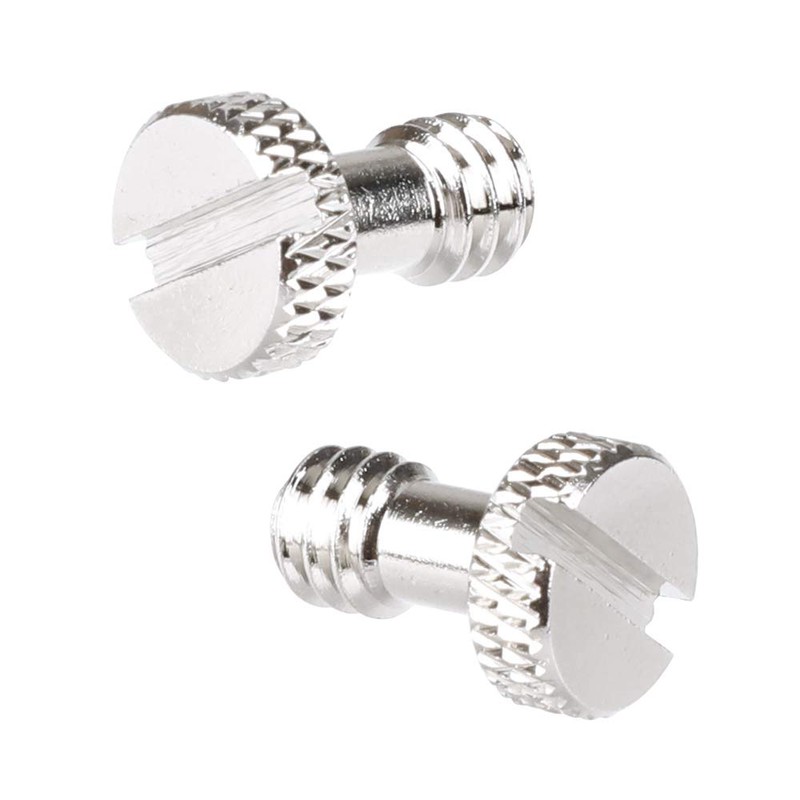 CAMVATE 1/4"-20 Slotted Screw for Quick Release Plate (2 Piece)