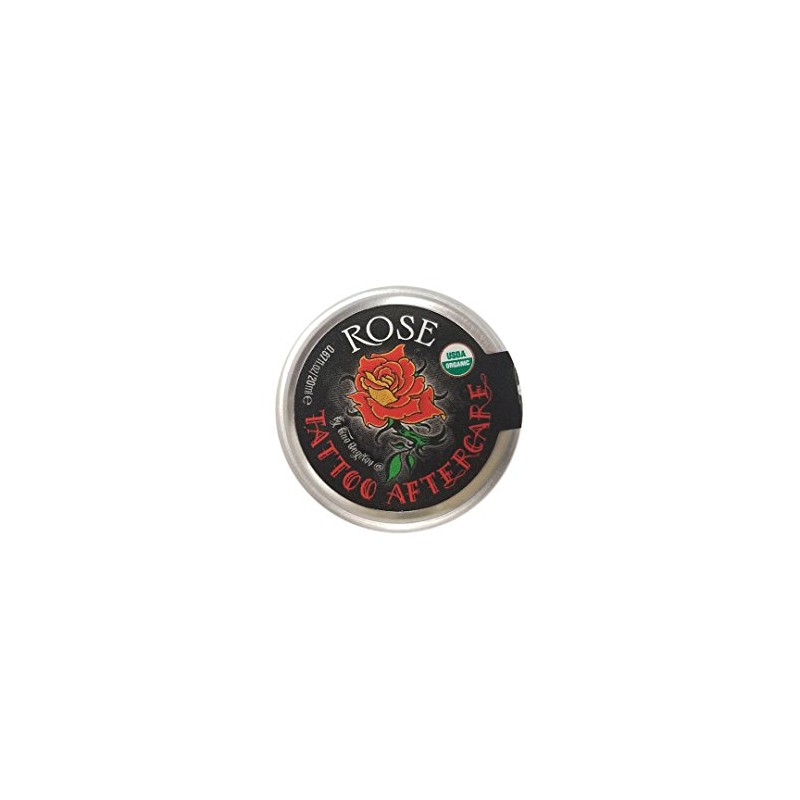 USDA Organic Rose Tattoo Aftercare - with Bulgarian Rose Oil