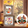 5 Sets Fall Embroidery Kit for Beginners Adults Embroidery Starter
