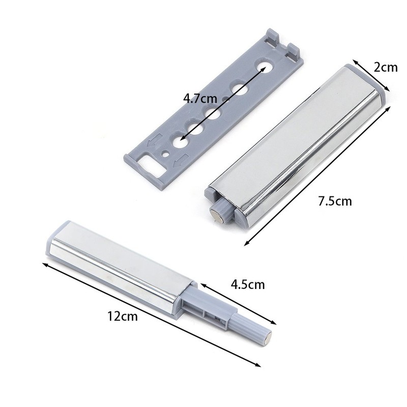 EVERGD 10Pcs Push to Open System Soft Close Damper Buffer