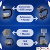 TronicXL Video Action Stabilising Handle Stabiliser with Cold Shoe for