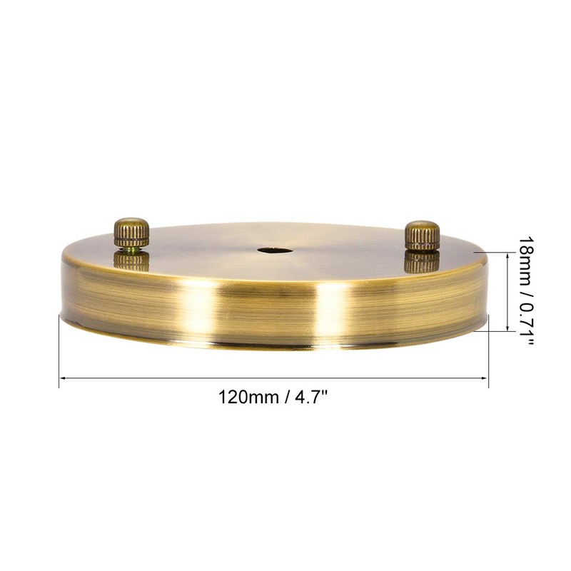 uxcell Retro Light Canopy Kit Pendant Lighting Ceiling Plate 120mm