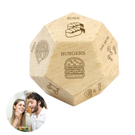 Dice for Her Him Couples Gift Ideas Food Decision Dice Games Christmas Birthday Valentines Day Gifts for Boyfriend Girlfriend Men Women Gifts for Wife Husband