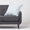 HOMESCAPES - 100% Cotton - Gingham Check - Large Cushion