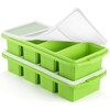 Ztomine Silicone Freezer Tray With Lid - Silicone Freezer Food