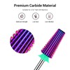 MelodySusie Professional 5 in 1 Nail Drill Bits, 3/32'' Carbide