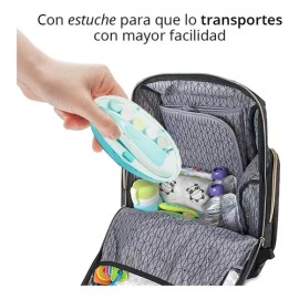6en1 Lima De Uñas Electrica Kimhi Para Bebes Y Adultos Con Luz Led 6 Cabezales Cortauñas Electrico Portatil 2 Velocidades Silencioso Con Estuche...   