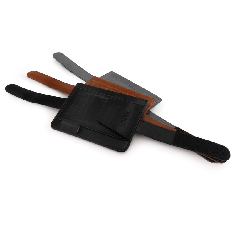 Londo Leather Sun Visor Organiser Car Interior Accessory with Credit