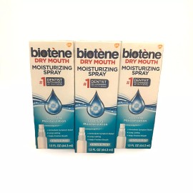 Biotène 3 Pack! Biotene Dry Mouth Moisturizing Spray Gentle Mint 06/2027