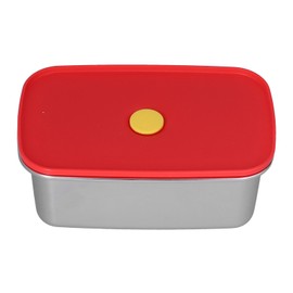 Lunch Box Red Non Pollution Good Sealing Lightweight Easily Clean Bento Box for Workers1000ml