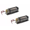 Xscorpion 2pcs 5" Cross Flow Car Stereo Amplifier Cooling Fan