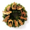 KASSIS Geschenkartikel Olive Wood Christmas Decoration Tree Decoration Pendant Set