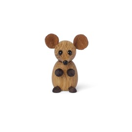 Spring Copenhagen The City Mouse Wooden Figurine - Magical Handmade Decoration