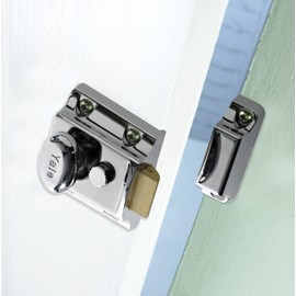 Yale B-706-CH-CH-40 706 Traditional Nightlatch, Bright Nickel