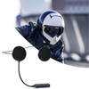 Dirtbike Helmet Speakers, Motorcycle Headphone, Ultra-Thin 12mm Smart Intercom Earbuds