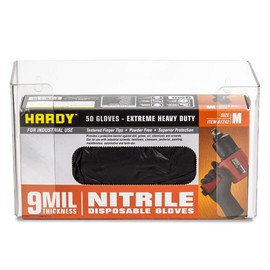 Owfeel Acrylic Clear Glove Dispenser, Wall Mountable Glove Rack and glove Box Dispenser Holder (Glove Dispenser)