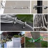 KAHEIGN 20Pcs Wire Rope Clips, Stainless Steel M5 Cable Clamp