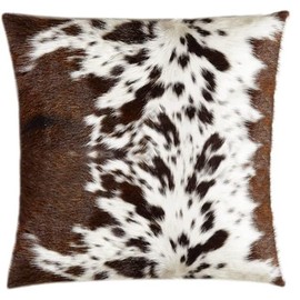 UK Fashion Decor Genuine Cowhide Cushion Pillow Covers 12x22 Inch Leather Hair on Cow Hide Skin Throw Pillow Covers