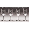 Cashman Irish Coat of Arms Wine Glasses - Set of