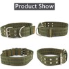 Military Tactical Dog Collar, 1.5'' Wide D Ring & Buckle,