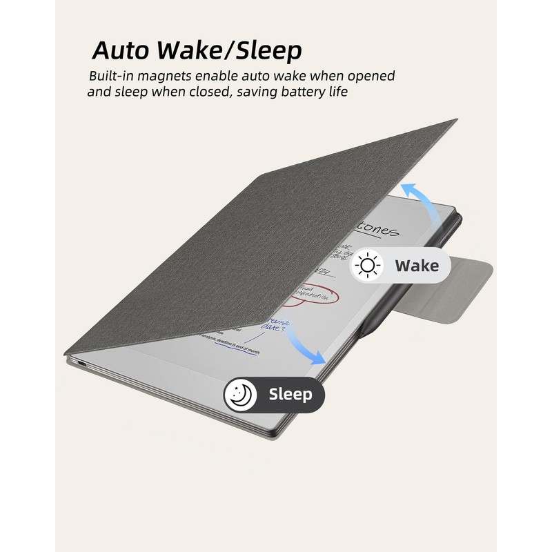 WALNEW Case for reMarkable Paper Pro, Slim Lightweight Protective Cover