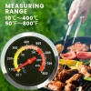 2 X Termómetro Asador Parrilla 50 A 800 Oc Tuerca