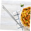 Mikinona Stainless Steel Kitchen Tweezers with Hook 12 Handle Tongs
