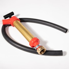 34060-0130 Marine Engine Oil Drain Hand Pump Boat Oil Change Pump Fits for OMC, Mercruiser, Brass,10.25" Long, 1.25" Diameter