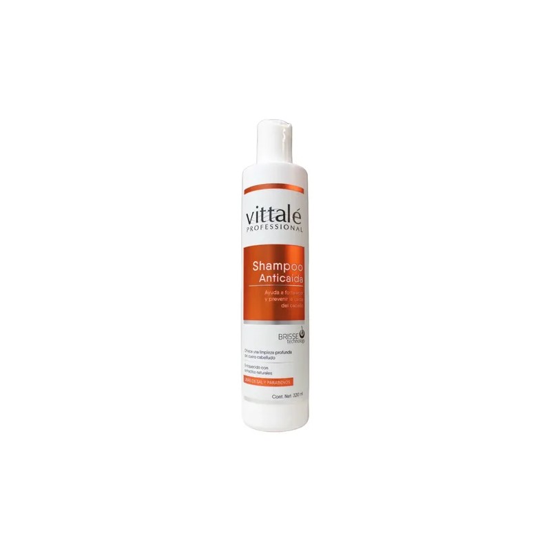 Shampoo Vittale Anticaída 320mL Libre de Parabenos y Crueldad