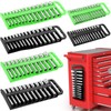 Datanly 6 Pcs Magnetic Socket Organizer Holder Case Rail Rack