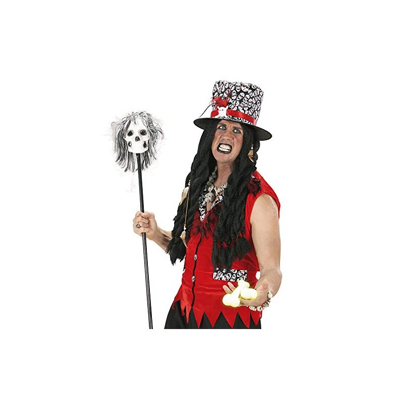 Gid Bone Maracus Accessory for Prehistoric Caveman Fancy Dress